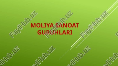 xalqaro moliyatizimi — PPTX