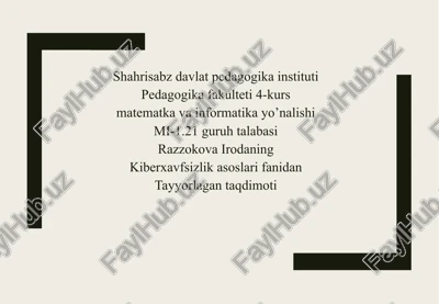 enigmashifrlashmashinasi:tarix,ishlashprinsipivabardoshliligi — PPTX