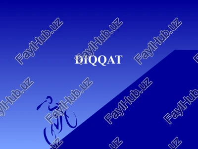diqqat nima — PPTX