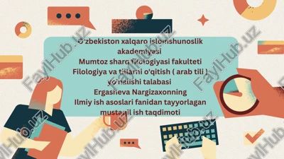 ilmiy tadqiqot yo'nalishlarini tanlash — PDF