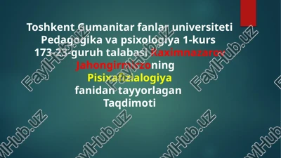 miyaning tomografik tadqiqot usuli — PPTX