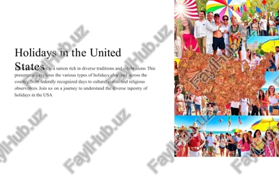 holidays in the united states — PPTX