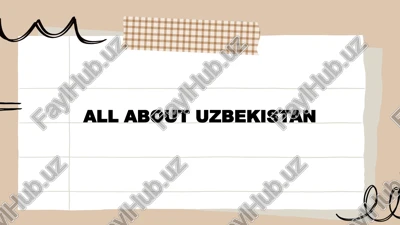 history of uzbekistan — PPTX