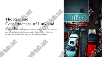 the rise and consequences of junk and fast food — PPTX