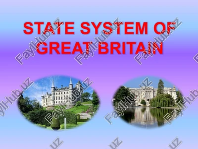 state system of great britain — PPTX