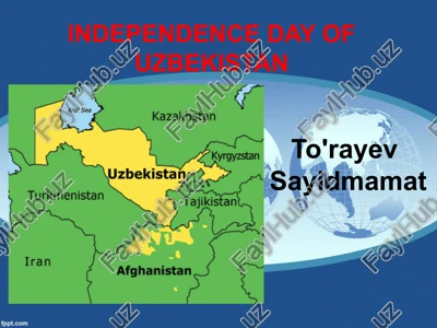 independent uzbekistan — PPTX