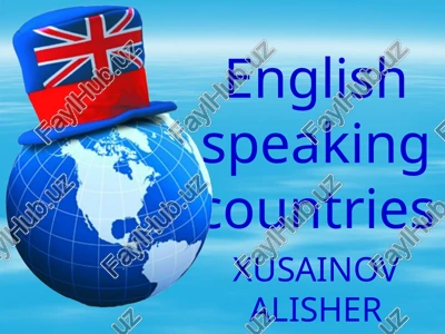 english speaking countries — PPTX