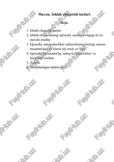 ishlab chiqarish turlari — DOCX