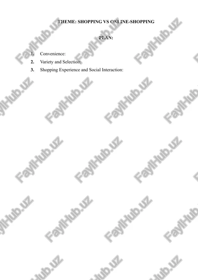 online-shopping experience — DOCX