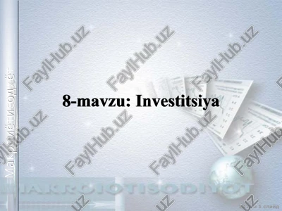 investitsiya — PPT