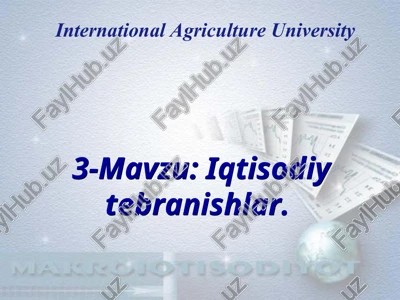 iqtisodiy o‘sish ikki usul bilan — PPT