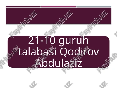 hududlar taraqqiyoti va ekologik muvozanat — PPTX