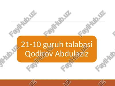 sug‘urta bozori tushunchasi — PPTX