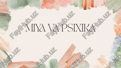 inson miyasi — PPTX