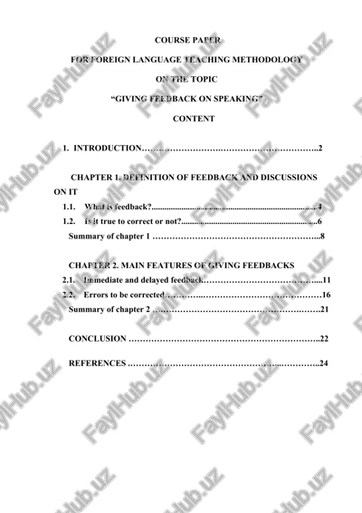course paper for foreign language teaching methodology — DOCX