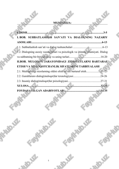 bob. suhbatlashish san’ati va dialogning nazariy asoslari — DOCX