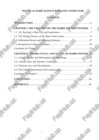 political radicalism in romantic literature — DOCX