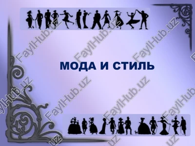 moda i stil — PPTX