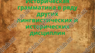 istoricheskaya grammatika russkogo yazika — PPTX