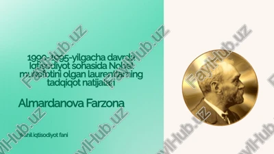 yashil iqtisodiyot fani — PPTX