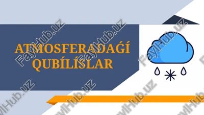 atmosferadaǵı qubılıslar_5e — PPTX