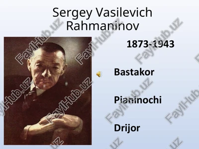 sergey vasilevich rahmaninov — PPT