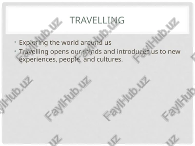travelling — PPTX
