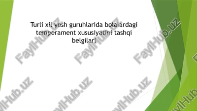 temperament va tarbiya — PPTX