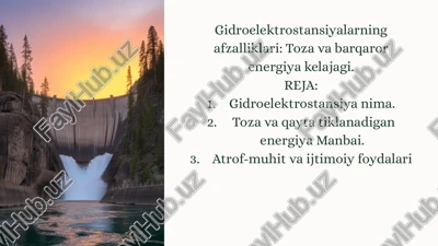 gidroelektrostansiya — PPTX