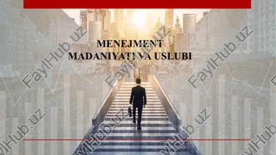menejment madaniyati va uslubi — PPTX