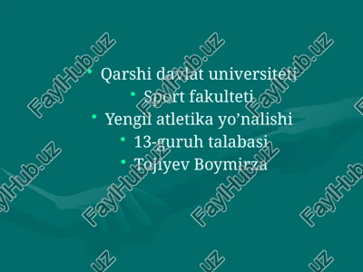 tasavvuf tushunchasi va mohiyati — PPTX