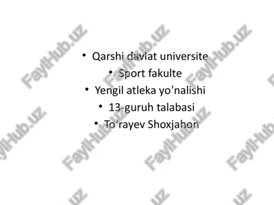 yengilatletikayo’nalishi — PPTX