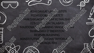 sud hokimiyatı va odil sudlov tushunchasi — PPTX