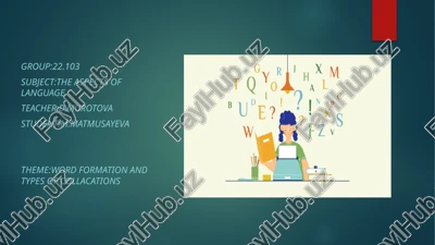 word formation and types of collocations — PPTX