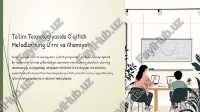 ta'lim texnologiyasida o'qitish metodlarining o'rni va ahamiyati — PPTX