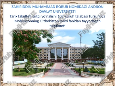 buxoro amirlik davlat tuzumi — PPTX