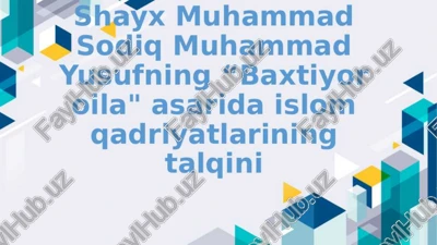 baxtiyor oila — PPTX