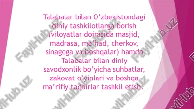 o'zbekiston xalqaro islom akademiyasi — PPTX