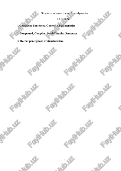 structural schematization force dynamics — DOCX