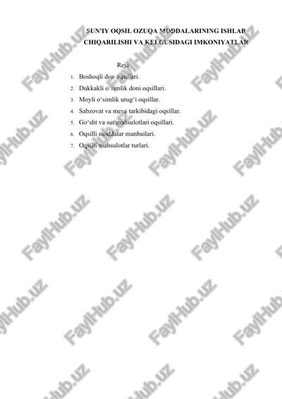 boshoqli don oqsillari — DOC