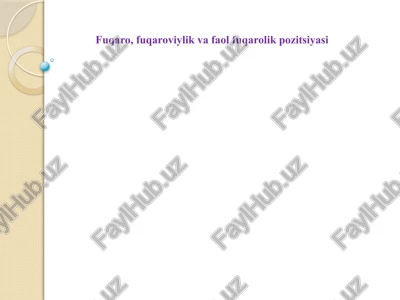 fuqaro, fuqaroviylik va fuqarolik pozitsiyasi — PPTX