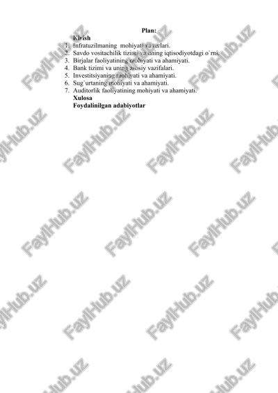 infratuzilma subyektlari — DOCX
