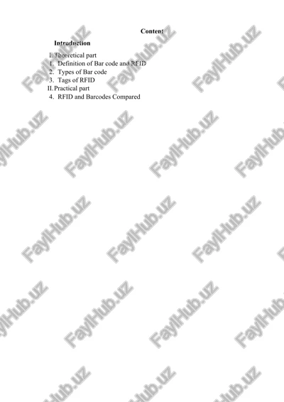 rfid and barcodes compared — DOCX