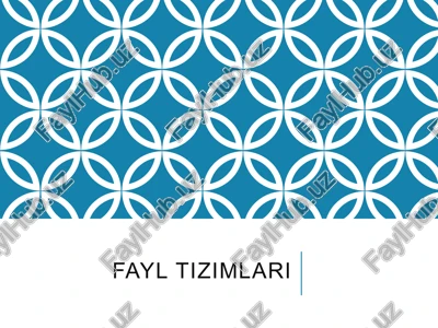 fayltizimlari — PPTX