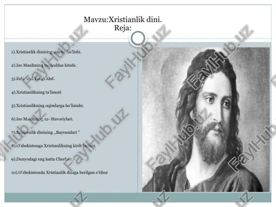 xristianlik dini — PPTX