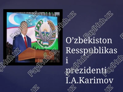 o’zbekiston respublikasining saylov tizimi — PPTX