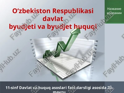 11-sinf davlat va huquq asoslari fani darsligi — PPT