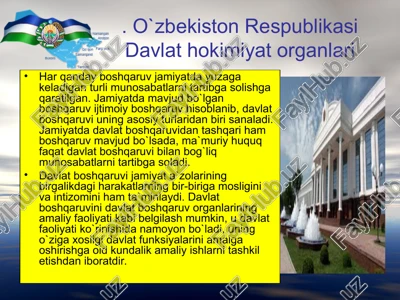 davlat boshqaruvi — PPT