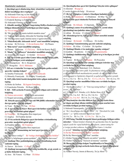 mamlakatlar madaniyati — DOCX