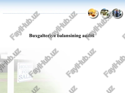 buxgalteriya balansining auditi — PPTX
